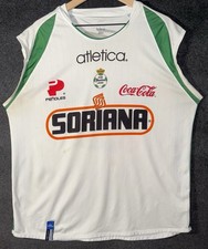 Camiseta deportiva de entrenamiento vintage Santos Laguna Atletica XL Soriana Liga MX