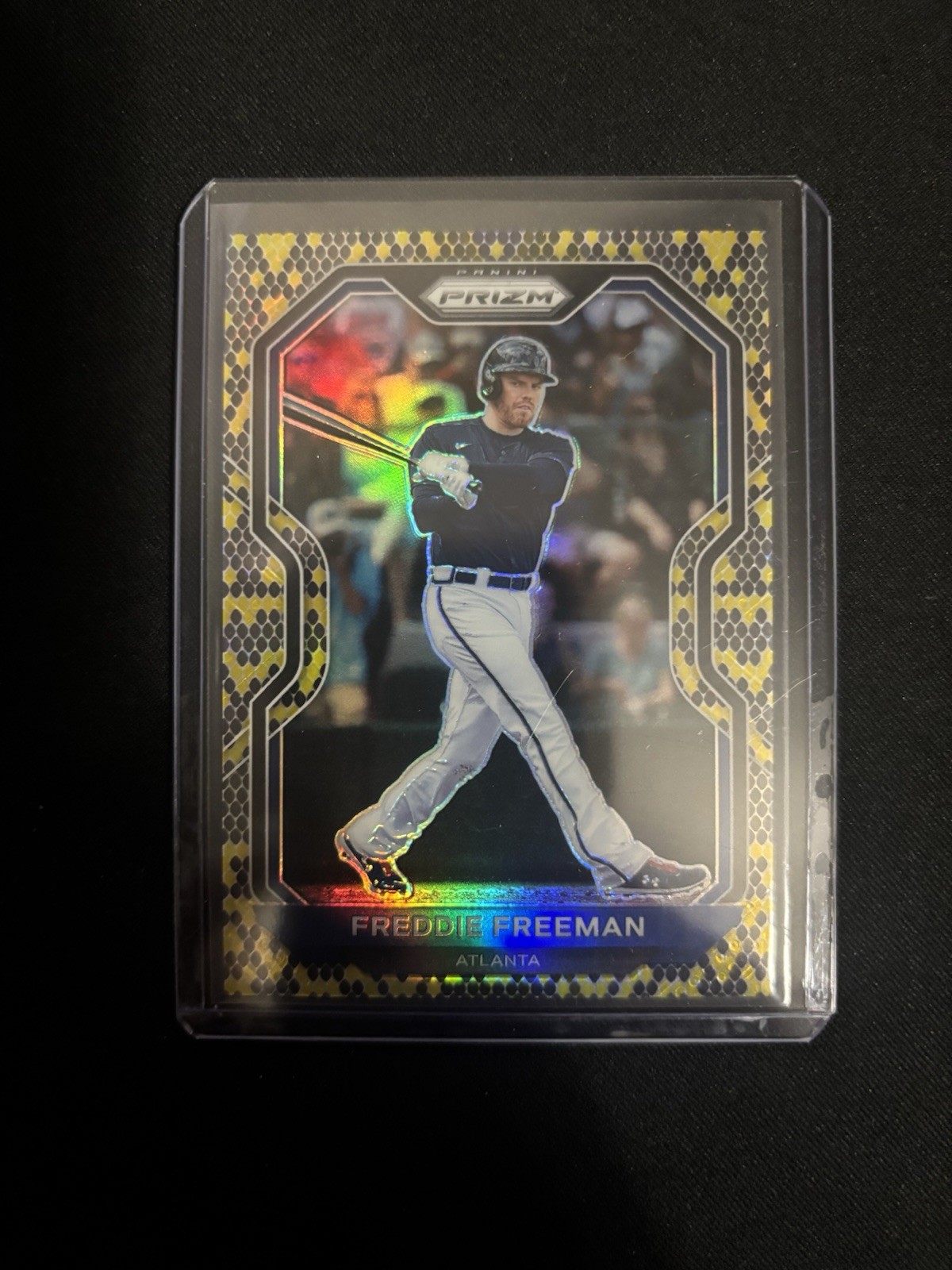 2021 Panini Prizm Tier II Snakeskin Prizm /50 Freddie Freeman #112