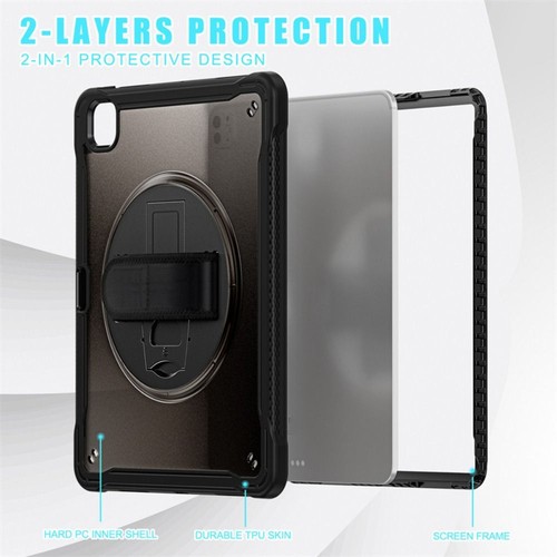 with Hand Strap Protective Cover Rotating Funda for iPad Air 11/13 2024 - Picture 4 of 13