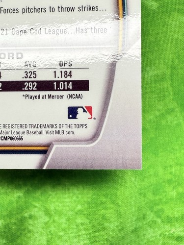 Colby Thomas - Lunar Glow - 2023 Bowman Chrome #BCP-32 Oakland A's - Picture 7 of 11