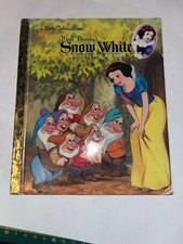 Walt Disney's Snow White and the Seven Dwarfs - a Little Golden Book (1984, HC)