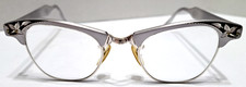 Eyeglass FRAMES RETRO ALUMINUM - ART CRAFT - 1950 1960 Ladies W/ Case - VINTAGE