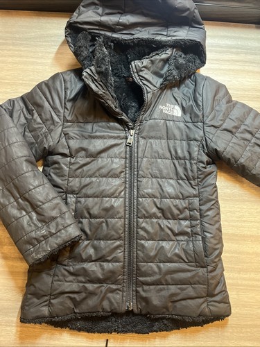The North Face Toddler Girls Coat, Black W/Soft Fur Lining Size 6