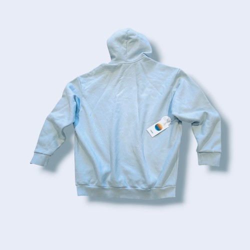 Vuori Restore Oversized Hoodie Light Mist M Organic Cotton French Terry Jumper - Picture 8 of 13