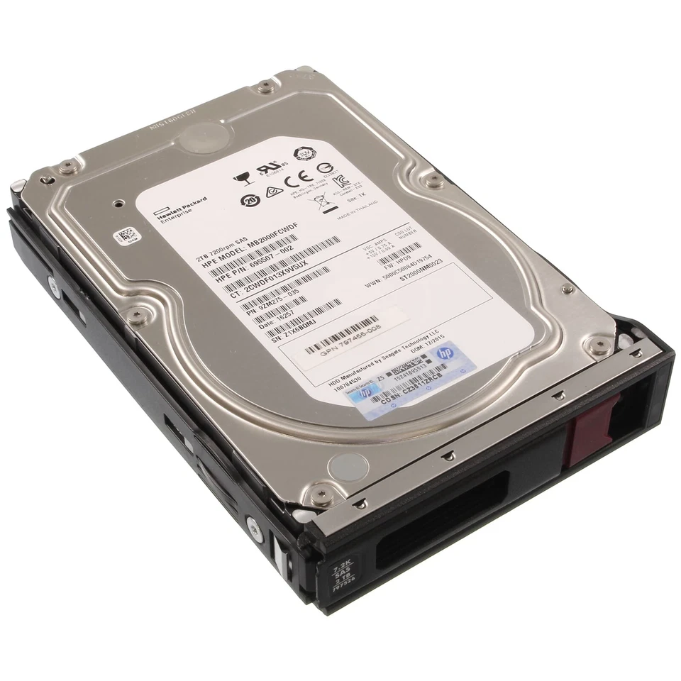 HP SAS Festplatte 2TB 7,2k SAS 6G LFF Apollo 4520 System - 797526-001 797279-B21