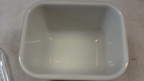 Plato refrigerador pequeño vintage Pyrex Mocha marrón 12 OZ tapa 501-c 1 1/2 taza - Imagen 6 de 6