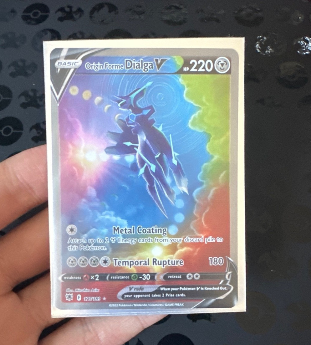 Origin Forme Dialga V (Alternate Full Art) 177/189 Swsh10: Astral Radiance Holo