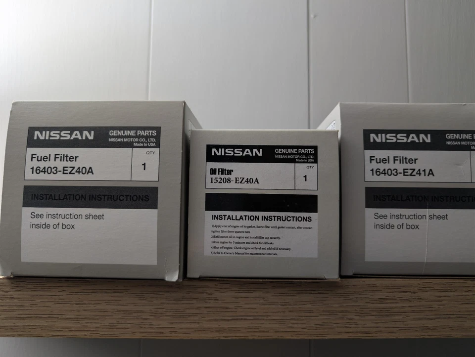 Kit de filtro diésel genuino OEM y combo de filtro de aceite para Nissan Titan XD 5,0 L 8 cilindros Foto 3 de 4