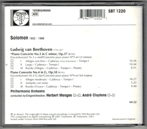 SOLOMON Beethoven Piano Sonatas 7,8,13,14,17,18,21-23,27-32 Concertos 3,4 LOT! - Bild 3 von 22