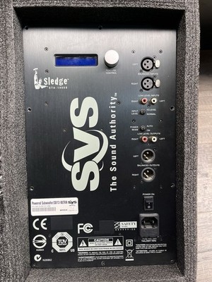 SVS Sledge STA-1000D Amplifier Not Fully Tested Sold For Parts.