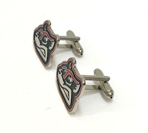 Richmond Flying Squirrels Cufflinks Silver Tone Mens Vintage - Picture 4 of 6