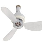 Detachable Ceiling Fan with E27 Socket and Silent Operation for Study Rooms