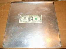 Vintage Unbranded Thick Aluminum Baking Pan/Cookie Sheet Jelly Roll Pan 14 X 13"