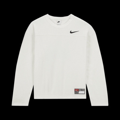 Nike x Stussy Nike Air Stussy Men s Mesh Sweatshirt Long Sleeve White M