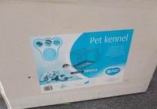 Gabbia Trasportino Pieghevole In Acciaio per Animali - Nero