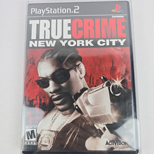 True Crime: New York City PlayStation 2, 2005 with rare Subway map + Disclaimer