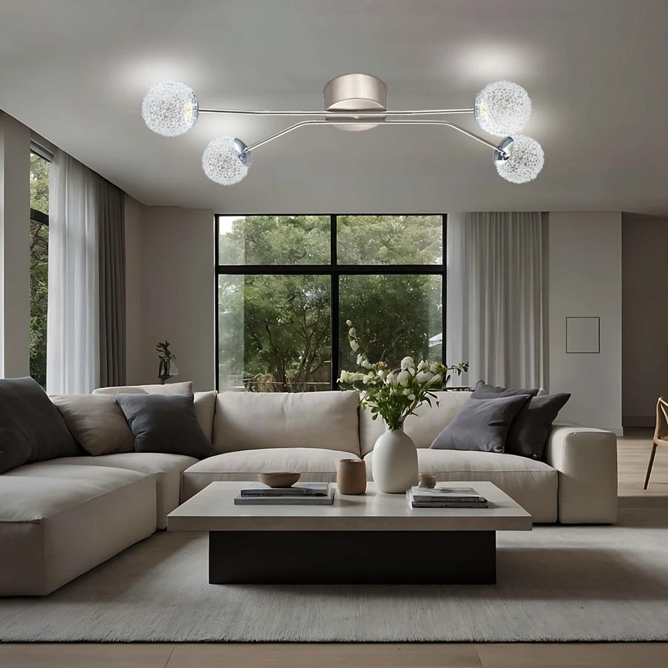 Design LED Decken Lampe Kugeln Schlaf Ess Küche Zimmer sparsam 24W Büro Diele - Bild 3 von 4