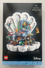 LEGO Disney Princess The Little Mermaid Royal Clamshell Set 43225 NEW MISB 2