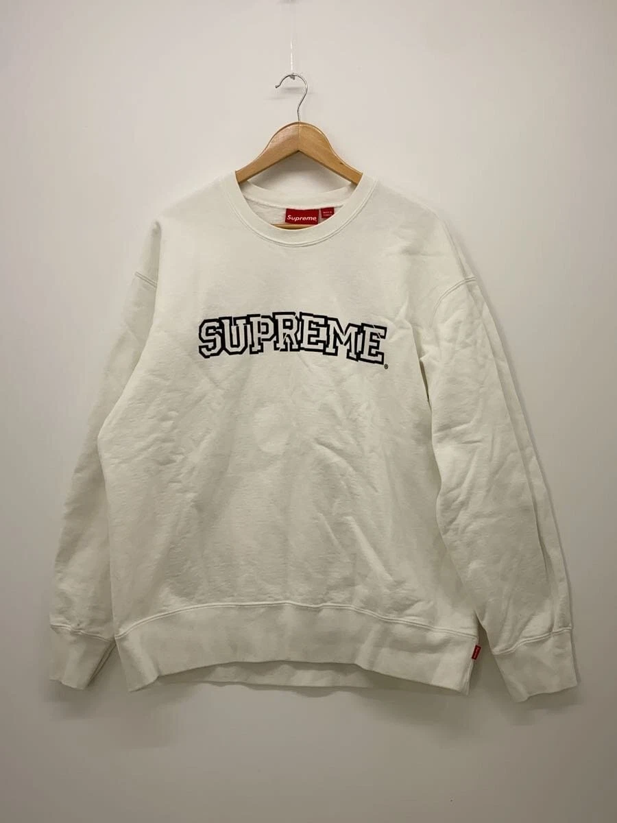 Sweat Supreme blanc L occasion