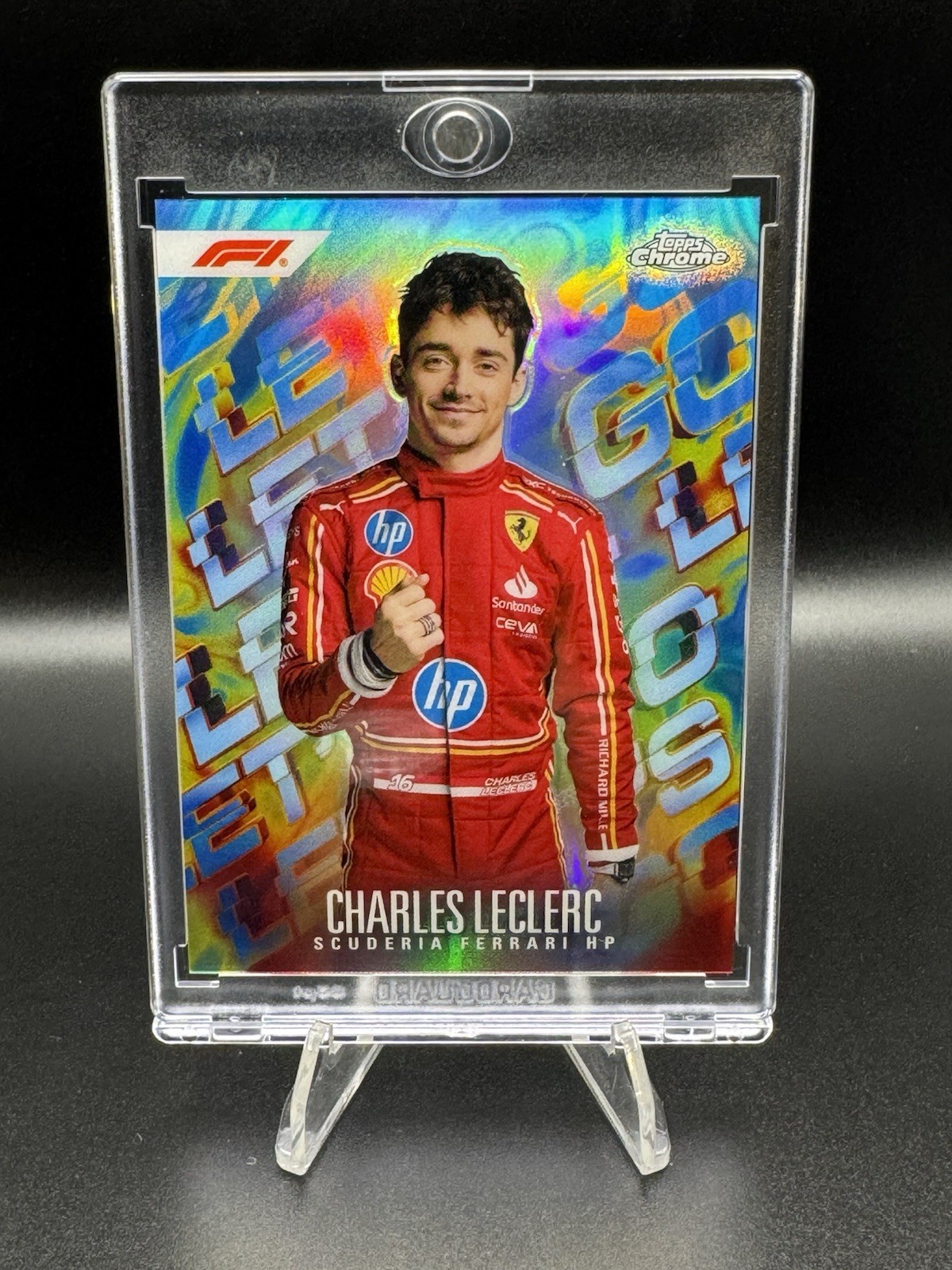 2024 Topps Finest F1 Charles Leclerc #LG-3 Let’s Go SSP Ferrari