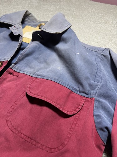 Chaqueta Banana Republic Vintage Color Block Rayas Para Hombre XS Algodón Con Capucha Años 90 - Imagen 2 de 12