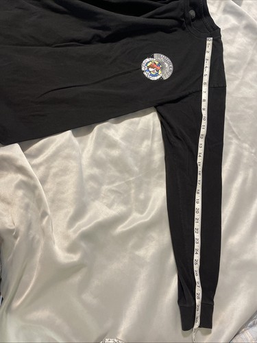 Camisa Buc-ee's Para Hombre Negra Astronauta Gráfico Espacial Manga Larga Talla Mediana - Imagen 5 de 12