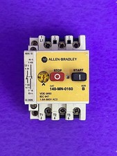 Allen Bradley 140-MN-0160 Ser B Manual Motor Starter 1.0-1.6A w/Auxiliary Switch