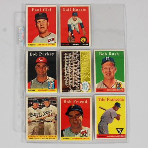 1958 Topps Baseball Starter Set Lot (432/494) Different Cards Ex/MT - Picture 16 of 19