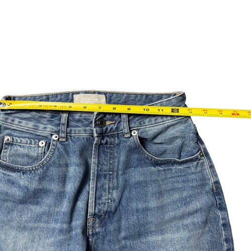 Everlane Jeans Damen 27 High Rise Blau Denim Curvy Leg Cropped Bio Baumwolle - Bild 7 von 7