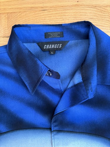 Vintage 2001 Marvel Changes Punisher All Over Print Button Down Shirt Y2K Sz L - Picture 2 of 11