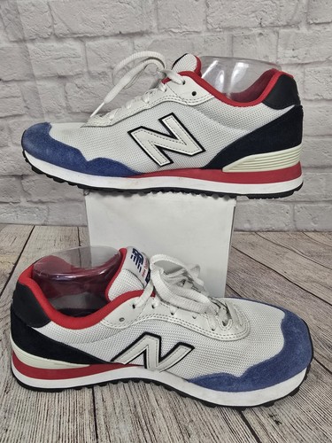 Herren New Balance 515v3 weiß rot blau sportlich Freizeit Turnschuhe Schuhe Größe 7,5 D - Bild 2 von 11