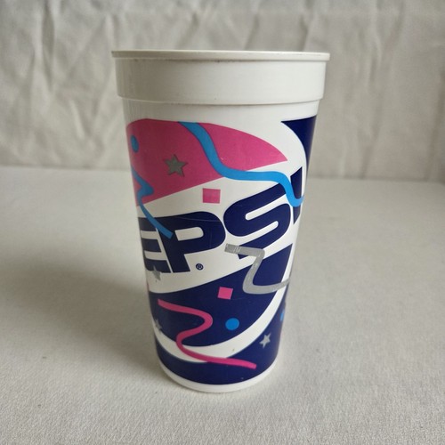 Pizza Hut 1990s Pepsi Cool Cup (READ description - wear/scratches)