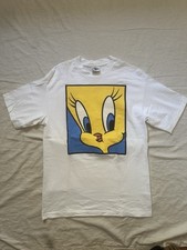 Looney Tunes 1997 Tweety Bird Graphic T-Shirt Big Face, Vintage 90s Mens Large