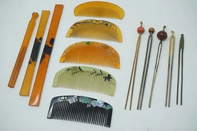 Épingle à cheveux japonaise et peigne à cheveux accessoires pour requins 13 p... - Photo 1/4