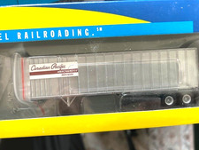 HO Scale Athearn  #70948 2 Canadian Pacific Logo 40' Exterior Post trailers