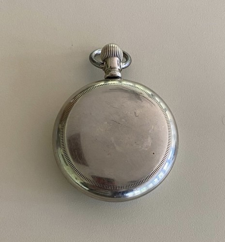 Vint Illinois Watch Comp Pocket Watch FAIR/ POOR Non Working Antique AS IS - Picture 6 of 9