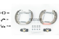 Bremsbackensatz Shoe Kit Pro TEXTAR 84018200 für VW AUDI Grauguss GOLF 2 19E 1G1