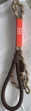 Reddy Tan Rope Dog Lead 6 ft. Original Reflective Tan