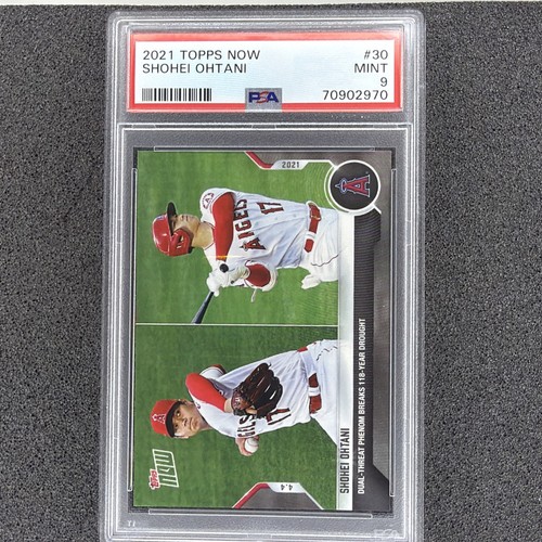 2021 TOPPS NOW MLB #30 SHOHEI OHTANI - PSA MINT 9