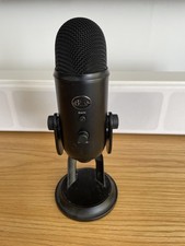 Logitech Blue Yeti Blackout USB Microphone for Pc (Just The Mic)
