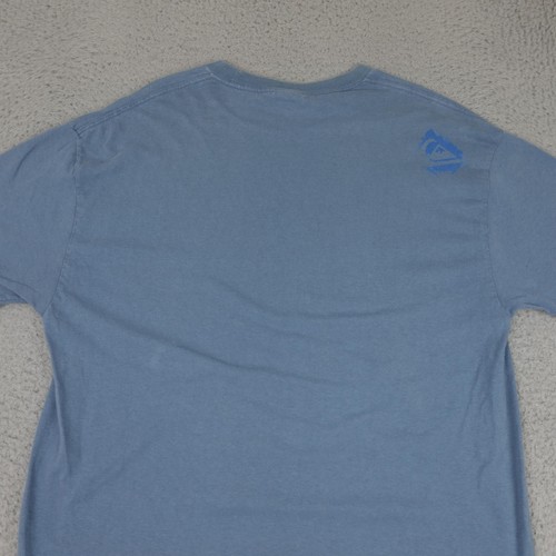 Vintage Quiksilver Shirt Mens Large Blue Graphic Skate Surf Skater Grunge Y2K - Picture 9 of 13