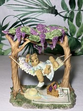 Cherished Teddies Sophie 2003 Members Only Figurine CT0033 Enesco Hammock Picnic