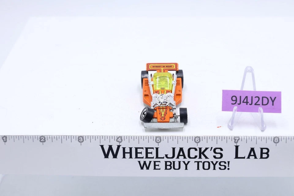 Land Lord 风火轮黑墙压铸橙色 1981 年美泰街道整洁 — 第 2/4 张图片