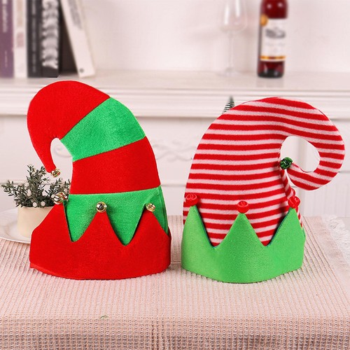 Christmas Elf Hat Fun Party Hats Felt Elf Hat Santa Hats - Picture 10 of 15