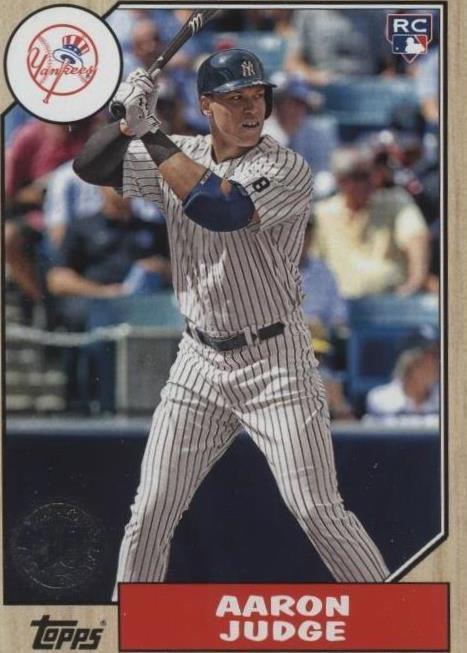 2017+Topps+-+1987+Design+%2387-58+Aaron+Judge+%28RC%29 for sale
