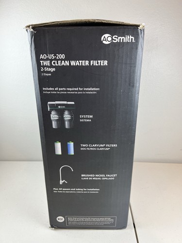 A. O. Smith AO-US-200 2-Stage Water Filter System with Brushed Metal Faucet READ - Picture 2 of 24