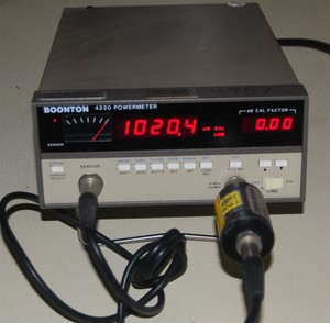 boonton 4220-s/3 rf power meter with sensor | ebay