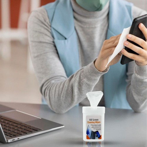 100-1200 Screen Cleaning Wet Wipes Laptop TV Computer Monitor Cleaner Screen UK - Picture 40 of 56