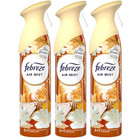 Febreze Air Mist Freshener Non Flammable Perfect Fit Room Spray 185ml x3