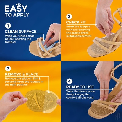 Gel insoles for ball of foot best sale